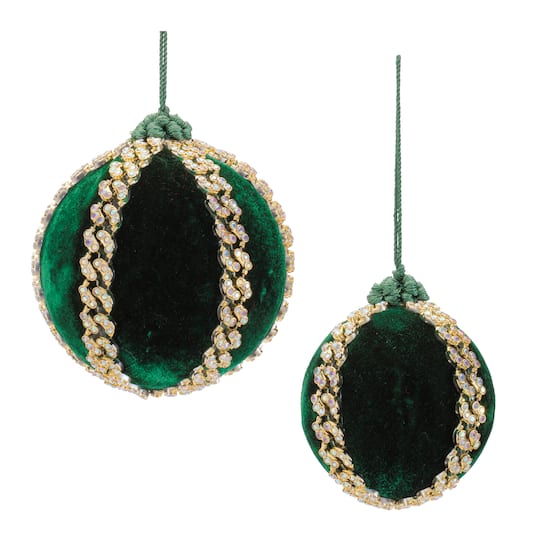 Melrose Shimmer Ball Ornaments Set